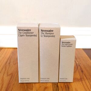 Necessaire Shampoo, Conditioner, and Scalp Serum